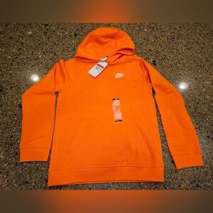 Nike youth Large orange hoodie